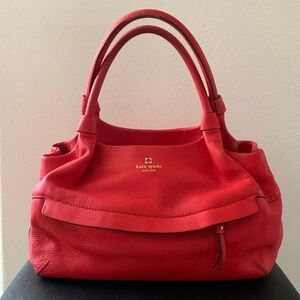 Kate Spade red hobo bag